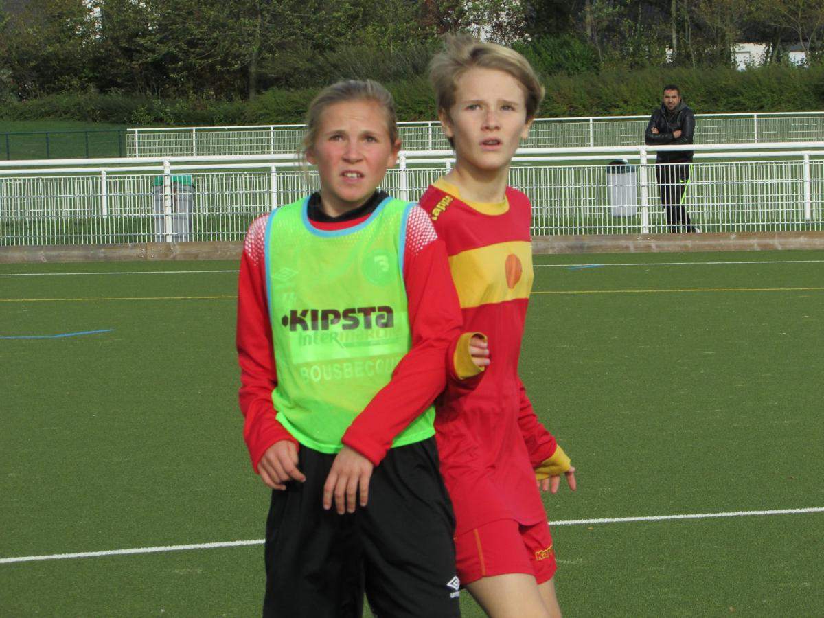 Album U13 Féminines qualification pour le club Football Iris