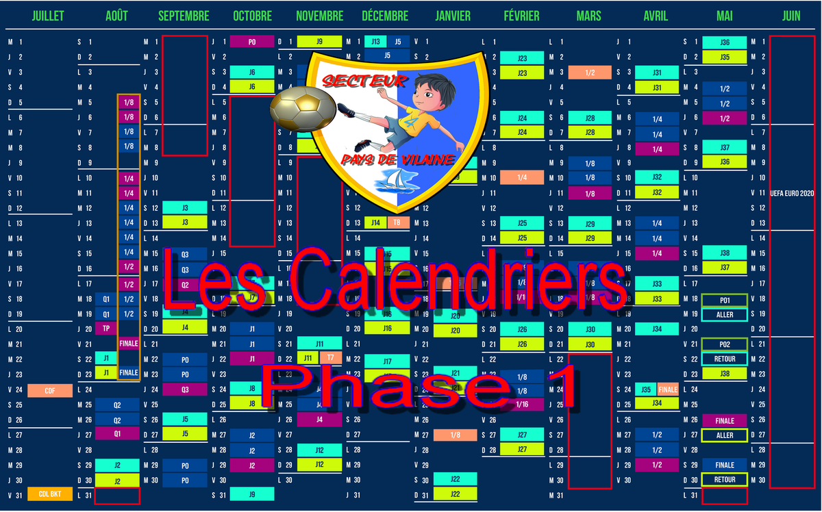 Actualit Les Calendriers Phase Club Football