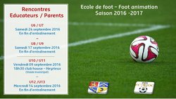 rencontre parents educateurs de foot