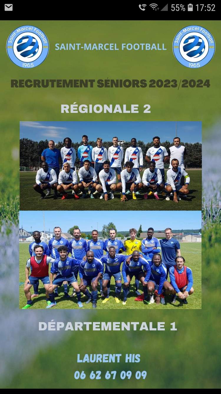 Actualit Recrutement Seniors Saison Club Football Saint