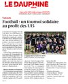Les U15 dans le Dauphiné Libéré !