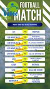 PROGRAMME DU WEEK-END. - E.S. Vallée Verte