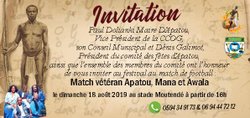 Invitation Mairie d’Apatou. - ASC AWALA-YALIMAPO 