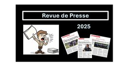 Revue de Presse 2025 (15 mai 2025)