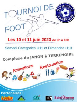 Tournoi u11 et u13  de l'Olympique de Terrenoire 10 et 11 juin 2023 - OLYMPIQUE TERRENOIRE