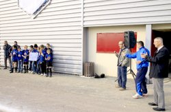 Inauguration du fanion USV - Union Sportive Varadaise