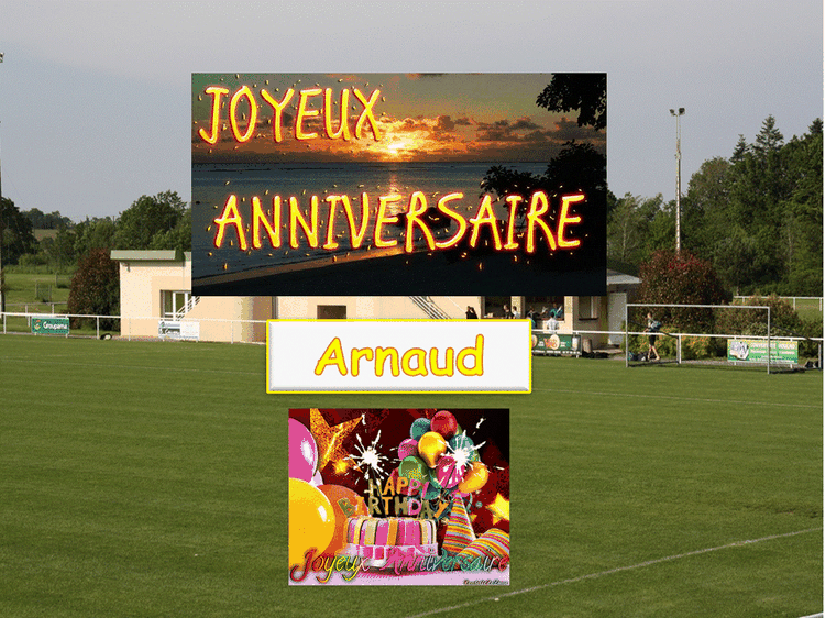 Actualite Bon Anniversaire A Arnaud Le Blouch Club Football As St Eloi La Vraie Croix Footeo