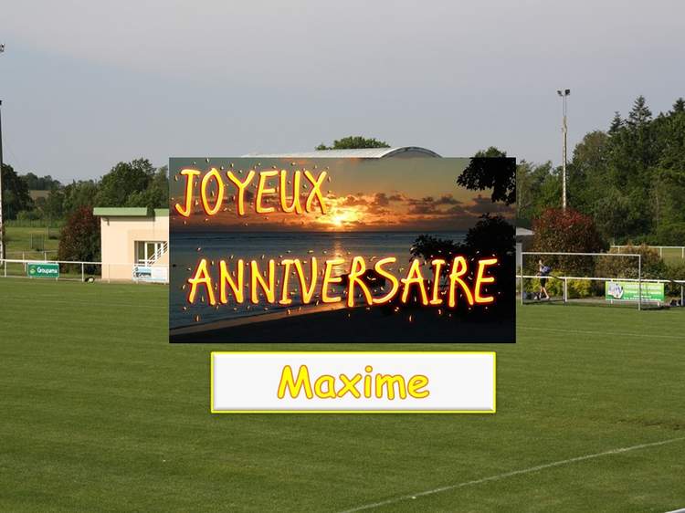 Actualite Bon Anniversaire A Maxime Fabre Club Football As St Eloi La Vraie Croix Footeo