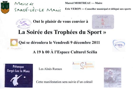 Invitation Trophées du Sport