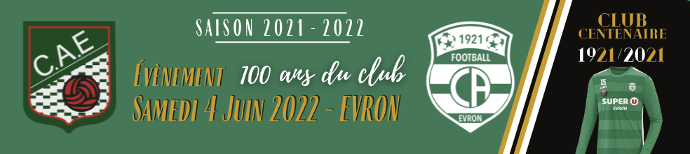 Club Athlétique Evronnais Football : site officiel du club de foot de Évron - footeo