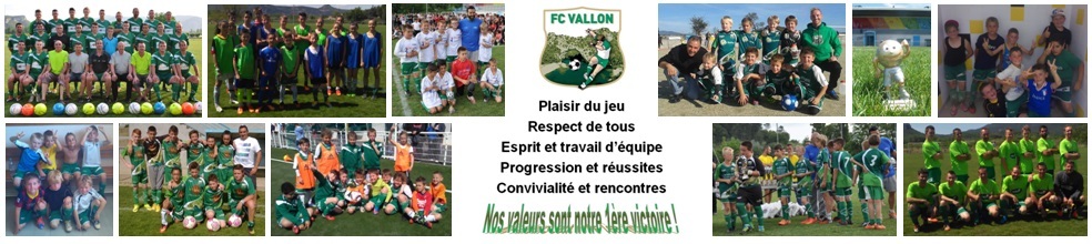 Football Club Vallon Pont d'Arc : site officiel du club de foot de VALLON PONT D ARC - footeo