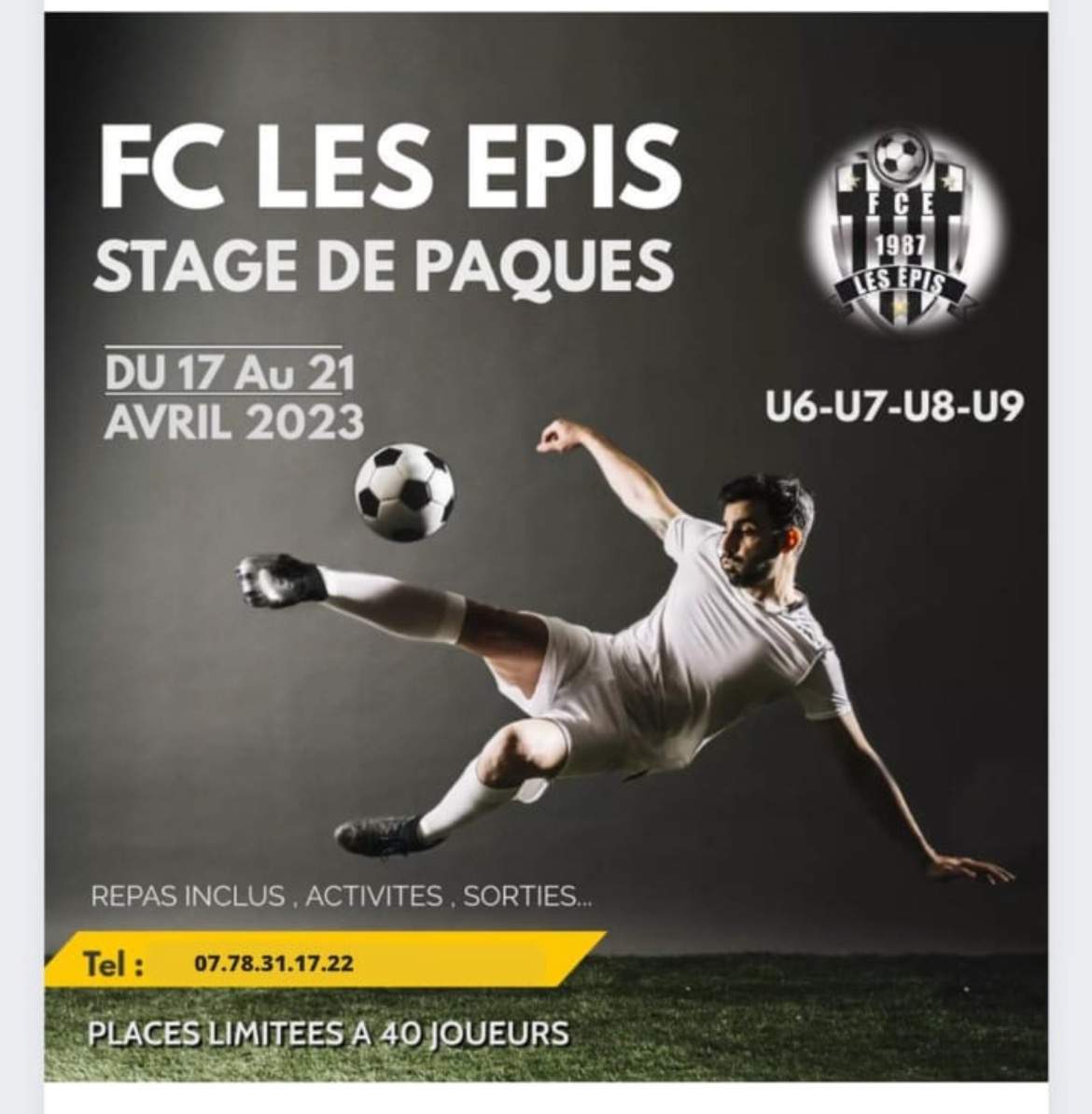 Actualité Fc Les Épis Stage De PÂques Du 17 Au Club Football Football Club Les Epis 6277