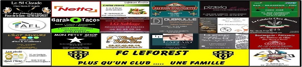 F.C. LEFOREST : site officiel du club de foot de LEFOREST - footeo
