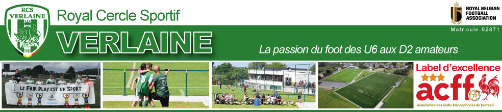 Royal Cercle Sportif de Verlaine : site officiel du club de foot de VERLAINE - footeo