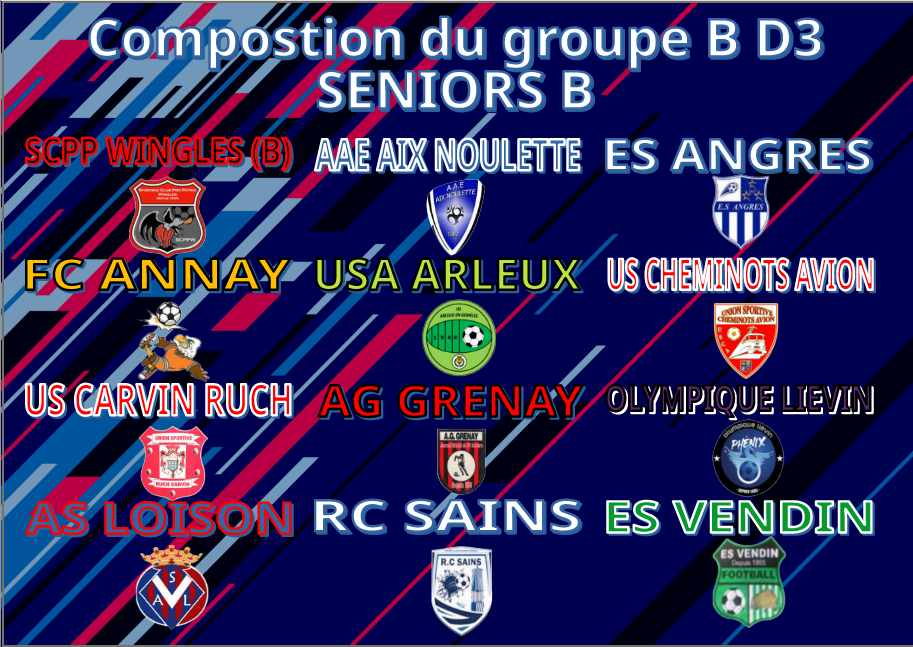 Actualité - Composition Du Groupe En Senior B - Club Football SCPP ...