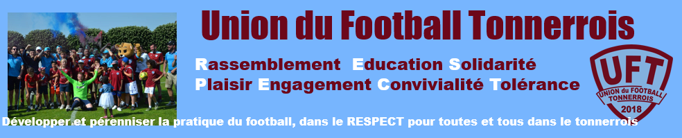 Union du Football Tonnerrois : site officiel du club de foot de TONNERRE - footeo