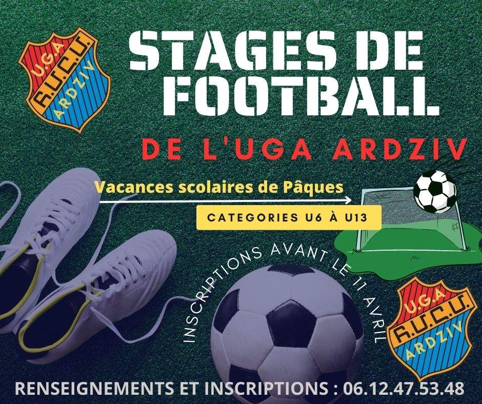 Actualité Stage De Football De PÂques Club Football Entente Uga Ardziv Footeo 2287