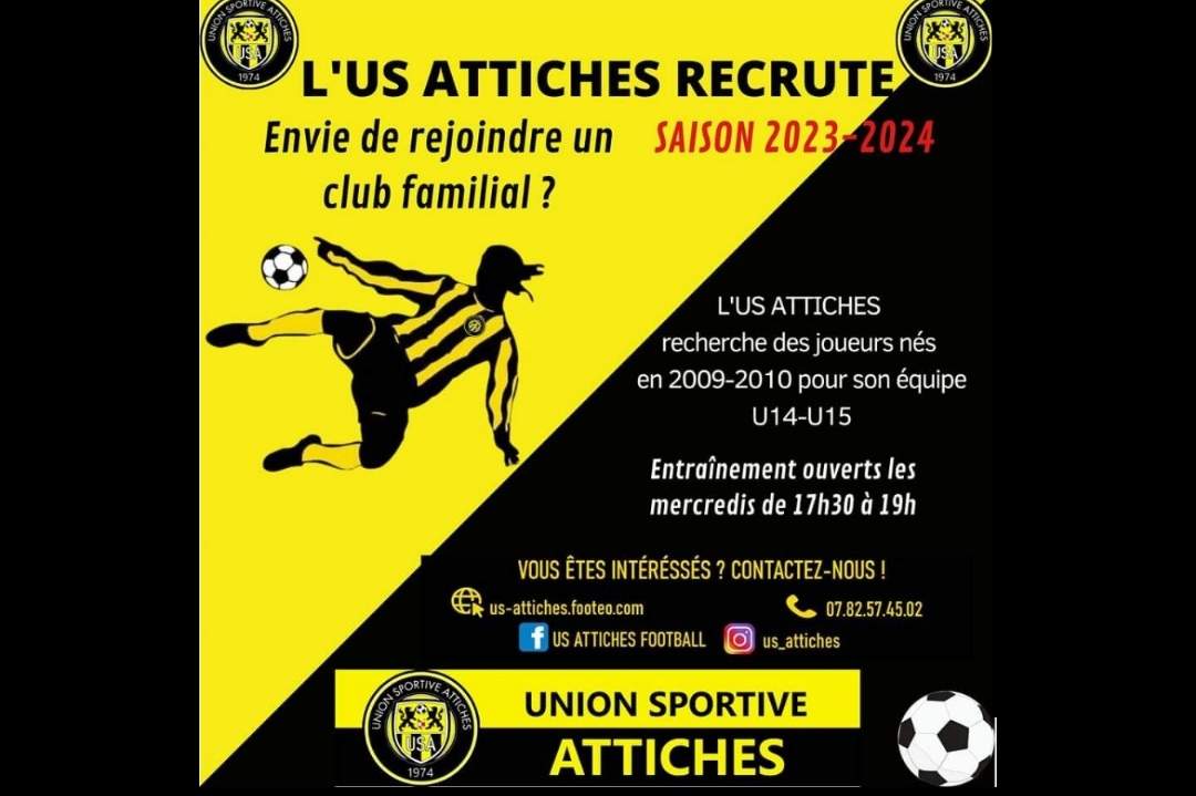 Actualité Création Équipe U14 U15 Pour La Saison Club Football