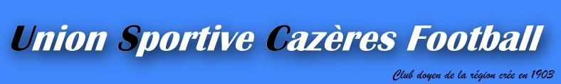 us cazeres : site officiel du club de foot de Cazeres - footeo
