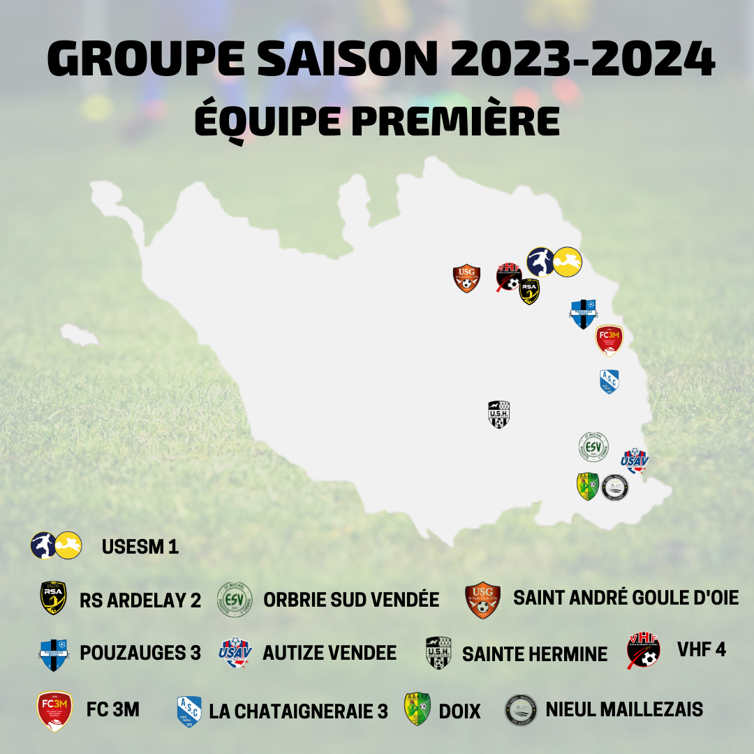 Actualité - LES GROUPES DE LA SAISON 2023-2024 - Club Football UNION ...