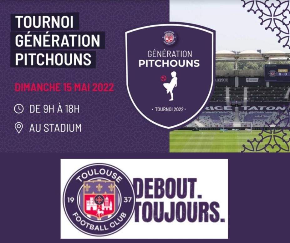 Actualité Tournoi Génération Pitchouns TFC 15 mai 2022 club